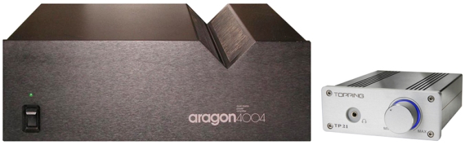 Digital amps - big sound comes in small packages. Aragon and Topping amps